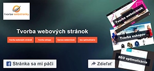 Facebook - tvorba webových stránok, tvorba eshopu, grafické práce, seo optimalizácia pre vyhľadávače, úprava webstránok - logo tvorba-webstranky.sk